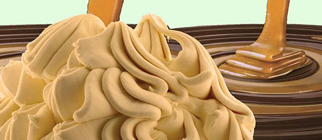 Variegato: one flavor gelato plus generous topping